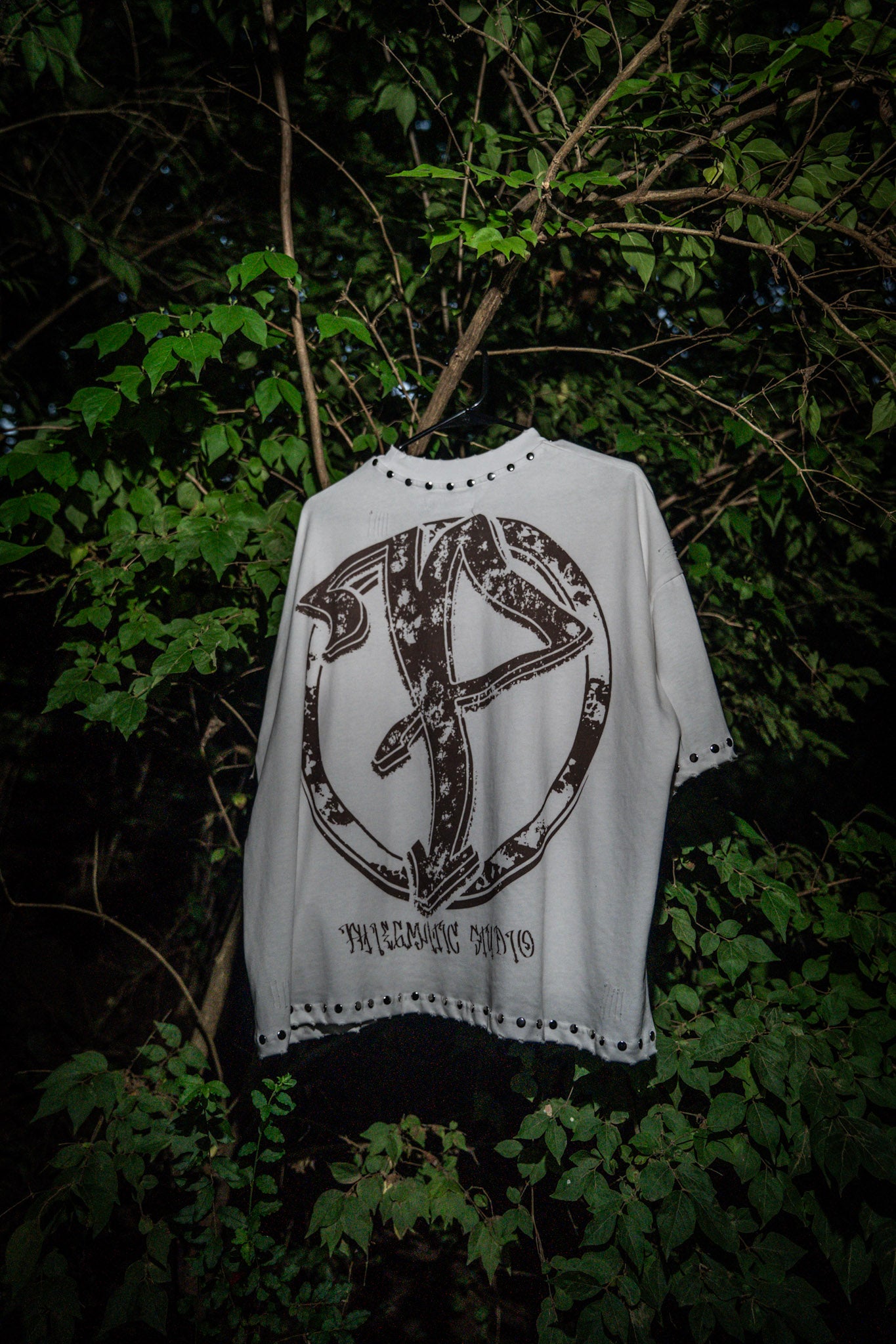 “BURN THE MASK”  WHITE TEE